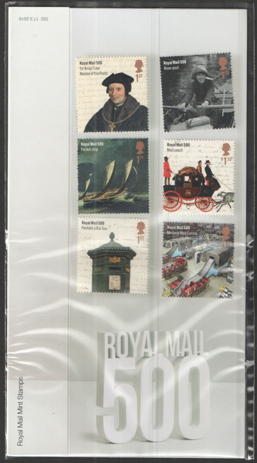 (image for) 2016 Royal Mail 500th Anniversary Presentation Pack 522